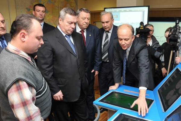 Губернатор Ростовской области В.Ю.
Голубев посетил РГУПС