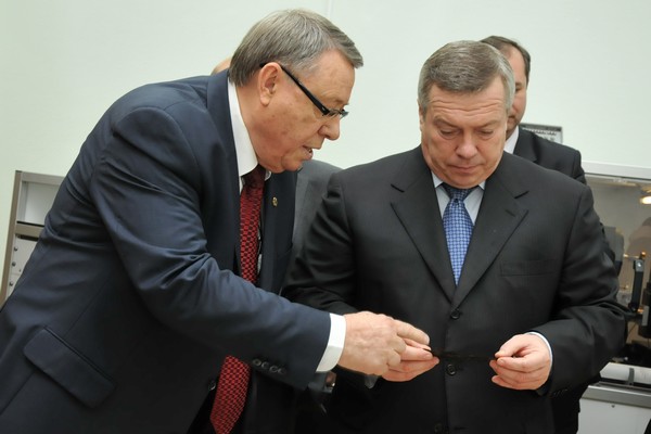 Губернатор Ростовской области В.Ю.
Голубев посетил РГУПС