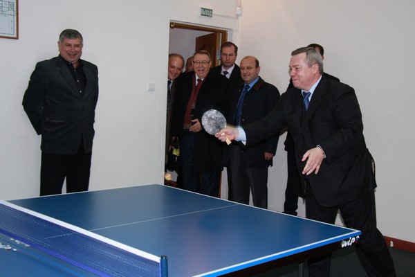 Губернатор Ростовской области В.Ю.
Голубев посетил РГУПС